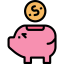 Piggy bank icon 64x64