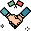 Shake hands ícono 64x64