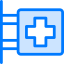 Hospital sign icon 64x64