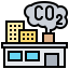 Carbon dioxide icon 64x64