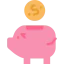 Piggy bank icon 64x64