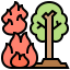 Forest fire icône 64x64