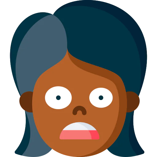 Scared icon