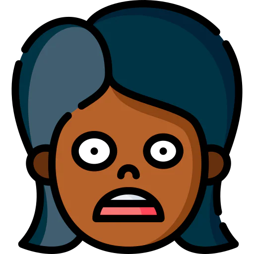Scared icon