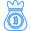 Биткойн-сумка иконка 64x64
