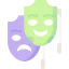 Theatre mask icon 64x64