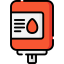 Blood bag icon 64x64