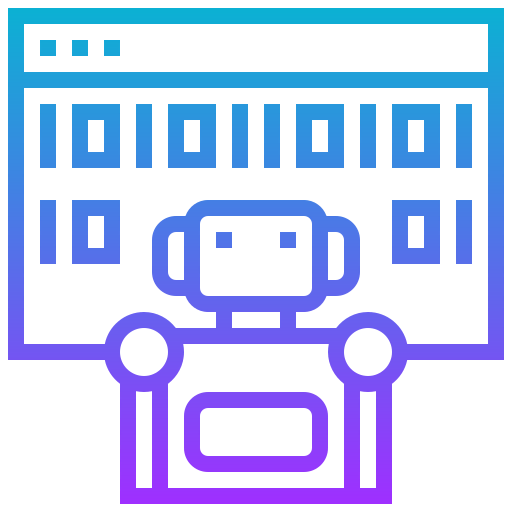 Binary code icon