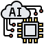Artificial intelligence icon 64x64