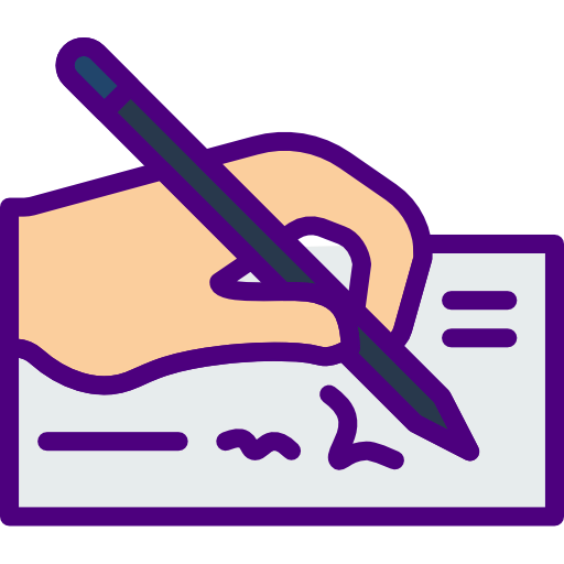 Cheque icon