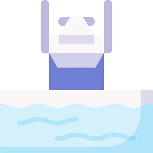 Diving board icon