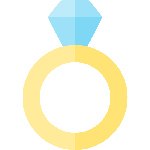 Diamond ring icon