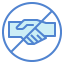 No handshake ícono 64x64