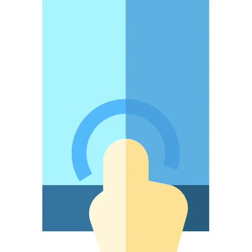 Touch screen icon
