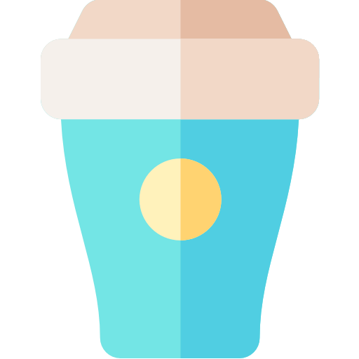 Cold coffee icon