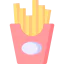 French fries icon 64x64