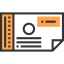 Train ticket icon 64x64