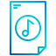Music file icon 64x64