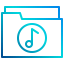 Music folder icon 64x64