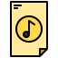 Music file icon 64x64