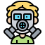 Gas mask icon 64x64