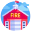Fire station 图标 64x64