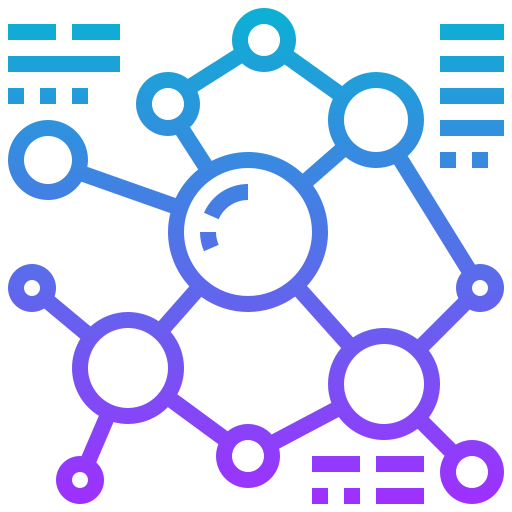 Molecular structure icon
