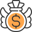 Money bag icon 64x64