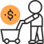 Shopping cart icon 64x64