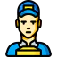 Delivery man icon 64x64