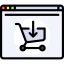 Online shopping icon 64x64