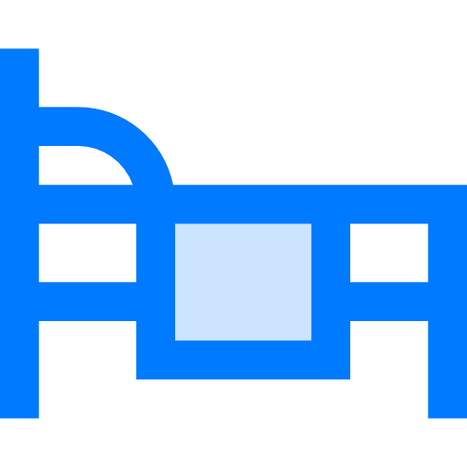 Single bed icon