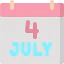 4th of july icon 64x64