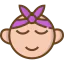 Baby girl icon 64x64