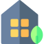 Eco house icon 64x64