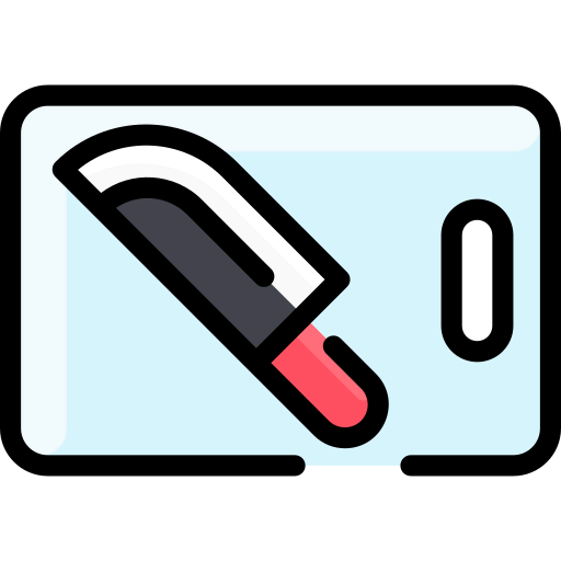 Cutting knife icon