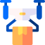 Drone delivery アイコン 64x64