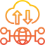 Cloud computing icon 64x64