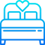 Double bed icon 64x64