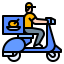 Food delivery icon 64x64