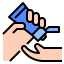 Hydroalcoholic gel icon 64x64