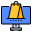 Shopping online icon 64x64