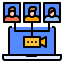 Video conference icon 64x64