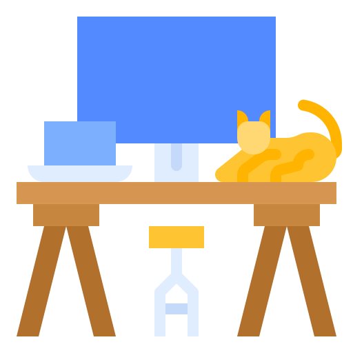 Teleworking icon