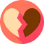 Broken heart icon 64x64