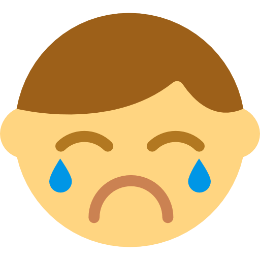 Crying icon
