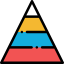 Pyramid chart icon 64x64