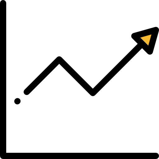 Line chart icon