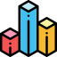 Bar chart icon 64x64