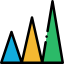 Pyramid chart icon 64x64